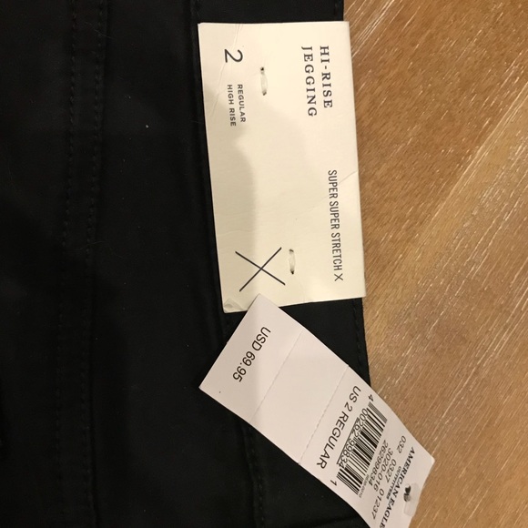 American Eagle High Rise Jeggings - Size 2R - Blk - Picture 8 of 8